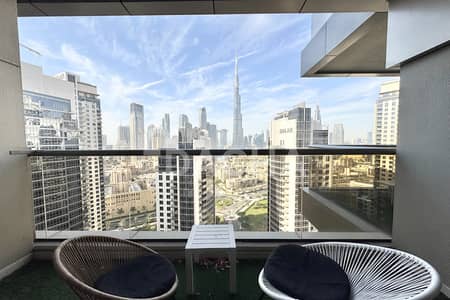 3 Bedroom Flat for Sale in Downtown Dubai, Dubai - Burj Khalifa View | Furnished 3 BED | Vacant