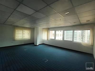 Office for Rent in Hamdan Street, Abu Dhabi - Very Well Maintained | Unfitted | Available