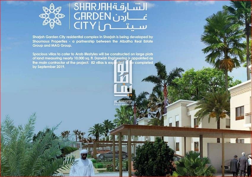 5 Phenomenal  5 BR luxury villa In Sharjah Garden City