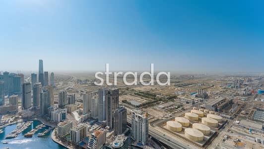 2 Bedroom Apartment for Rent in Jumeirah Beach Residence (JBR), Dubai - Full Marina View | Fully Furnished | High Floor