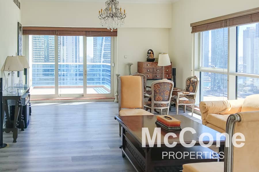 Furnished | Partial Marina View | Next to Metro