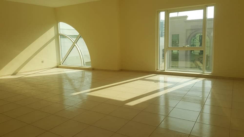 Garhoud near airport , 2 b/r with 1 month free , 4 cheques , pool view , large kitchen