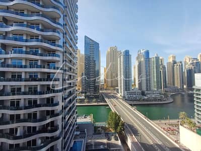 2 Bedroom Apartment for Rent in Dubai Marina, Dubai - Vacant | High floor | Less traffic | Chiller Free