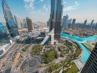 2 Bedroom Apartment for Rent in Downtown Dubai, Dubai - Full Burj Khalifa View| Fully Funished| High Floor