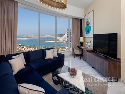 迪拜媒体城， 迪拜 2 卧室酒店式公寓待租 - VPVD_Avani Seaview 2 Bedroom Apartment_Living Room. jpg