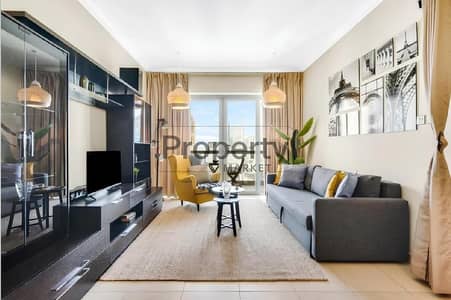 1 Bedroom Apartment for Rent in Downtown Dubai, Dubai - Living area 1. jpg