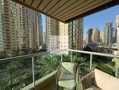 2 Bedroom Flat for Rent in Dubai Marina, Dubai - Big Layout | Partial Marina View  | Mid Floor