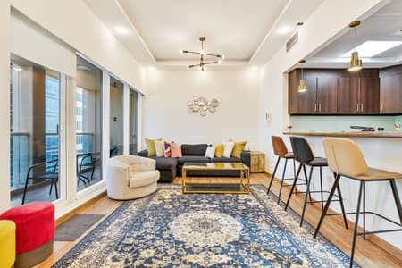 شقة 1 غرفة نوم للايجار في الخليج التجاري، دبي - Living Room (3). jpeg