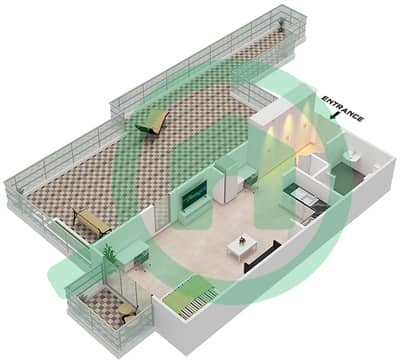 The Autograph - Studio Apartments Type/Unit S / Unit 36 Floor 1 Floor plan