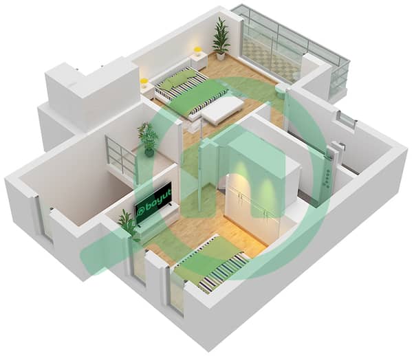 Type 2M Unit Middle First Floor