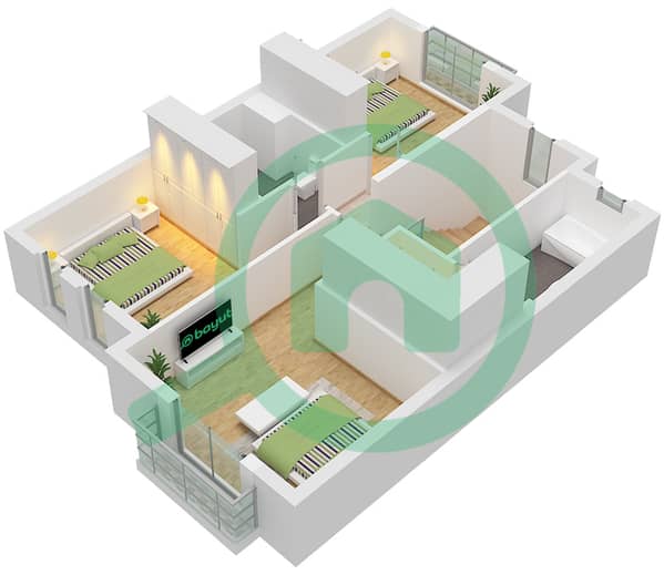 Type 3M Unit Middle First Floor