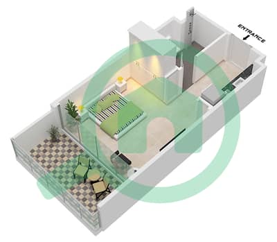 Mallside Residence - Studio Apartment Type A FLOOR 6-15 Floor plan