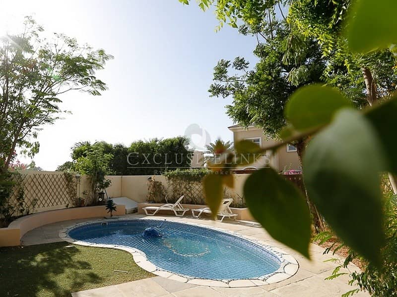 Welcoming furnished 3 beds villa with private pool