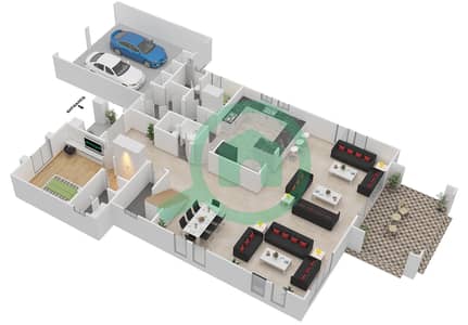 朱美拉公园社区 - 4 卧室别墅类型4 V戶型图