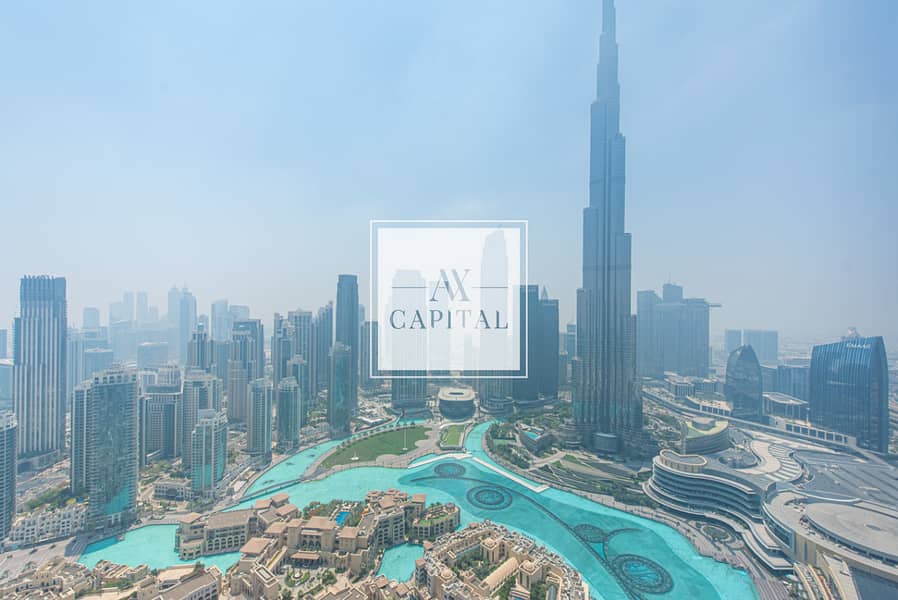 Highest Floor | Burj and Fountain Views | 04 Unit