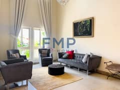 Furnished 4 BR + Majlis + Maid + study |Skyline and lake views | Vacant