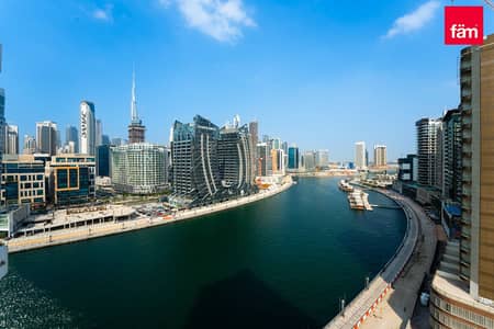 2 Bedroom Apartment for Rent in Business Bay, Dubai - Mid-floor | Unfurnished | Full Burj Khalifa view