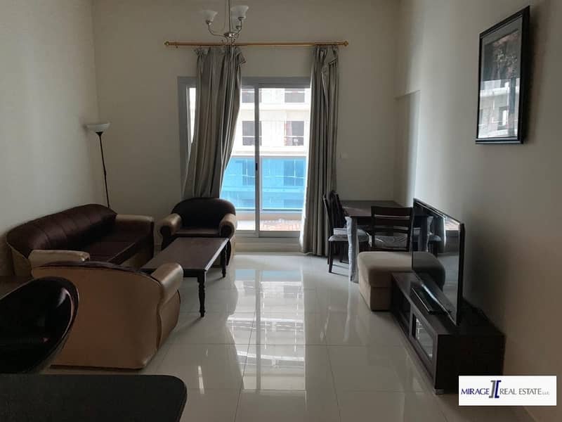 Fully Furnished 1BHK in Elite Sports Residence 5 Just in 41000