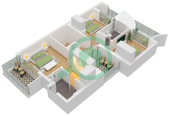 Type LUNA 1 Unit 4,6,8PLEX-TH01 Floor First Type LUNA 1 Unit 4,6,8PLEX-TH01 Floor First