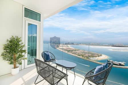 1 Bedroom Flat for Sale in Dubai Harbour, Dubai - Furnished | Stunning Palm Views | High ROI