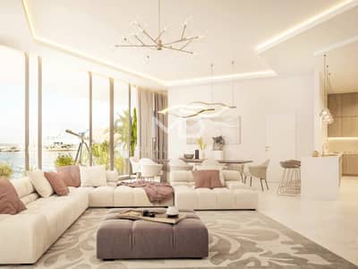 2 Bedroom Apartment for Sale in Yas Island, Abu Dhabi - Stunning Sea View | Private Pool | Corner Layout