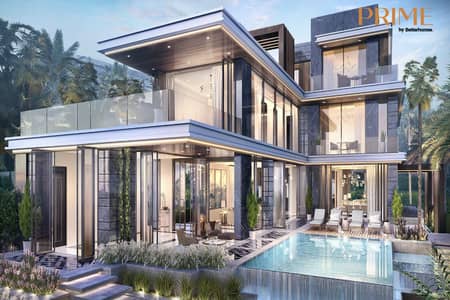 7 Bedroom Villa for Sale in DAMAC Lagoons, Dubai - LV 75E | Lagoon Facing Mansion | Resale