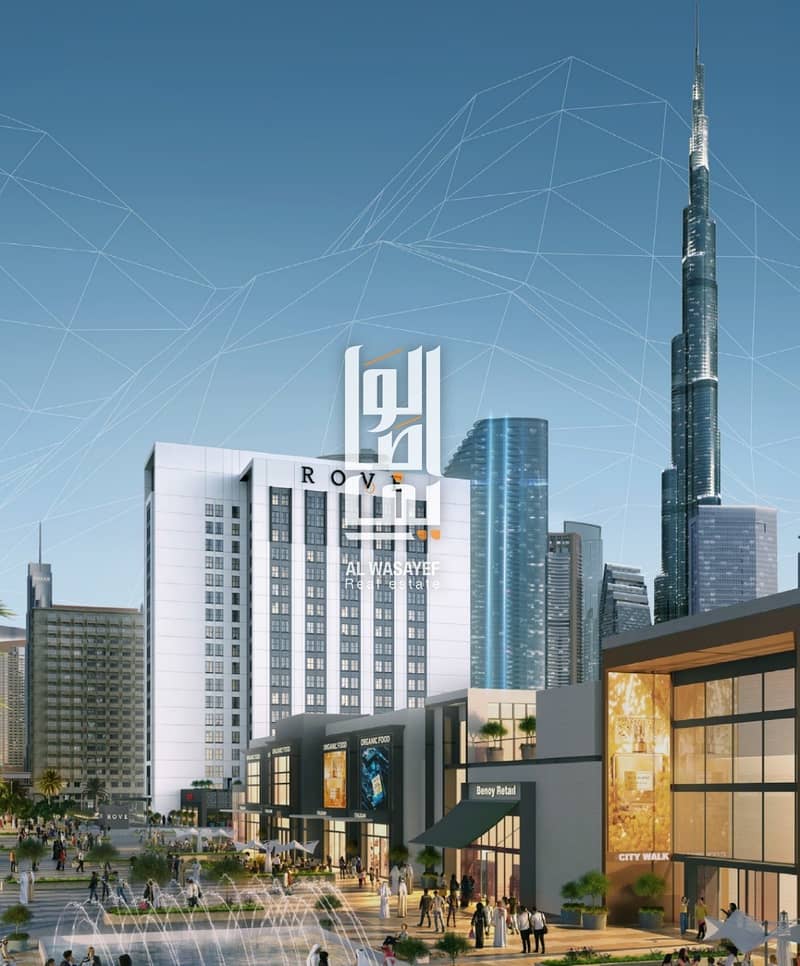 Own your room in hotel front of BURJ  KHALIFA with 770