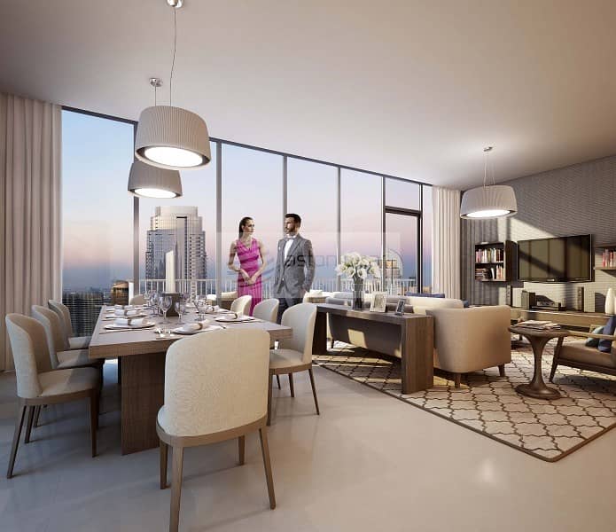 Luxurious 3 BR with 2 Balcony | Facing Burj View