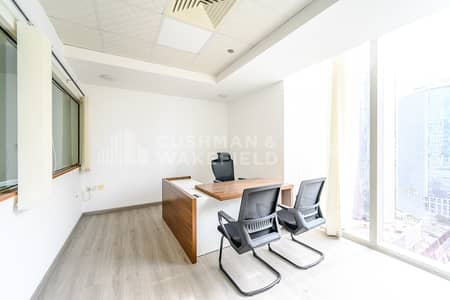 Office for Rent in Business Bay, Dubai - Fitted Office | Mid Floor | DED License