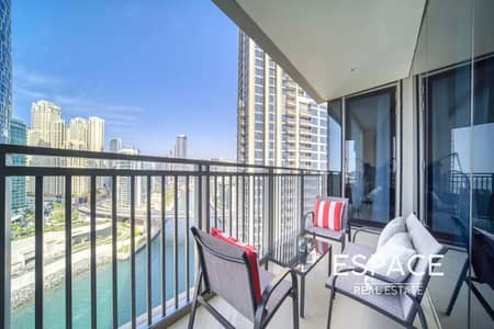 2 Bedroom Flat for Rent in Dubai Marina, Dubai - Furnished | Upgraded | Sea View
