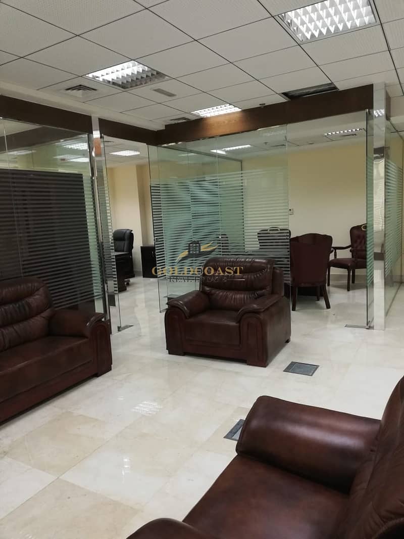 Furnished Office w/ Partitions | High Floor | For Sale