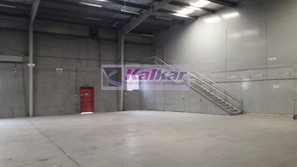 Al Qusais - Independent warehouse of 11000 Sq.Ft with 2000 Sq.Ft Mez (150 KV) Power - Rent AED.300 Al Qusais - Independent warehouse of 11000 Sq.Ft with 2000 Sq.Ft Mez (150 KV) Power - Rent AED.300