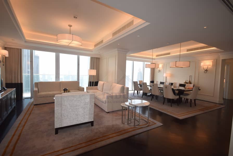 4BR+M Apartment in Downtown | Burj and Fountain Views