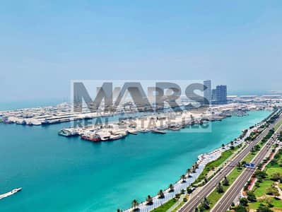 فلیٹ 2 غرفة نوم للايجار في منطقة الكورنيش، أبوظبي - Amazing Sea View Apartment located in Corniche