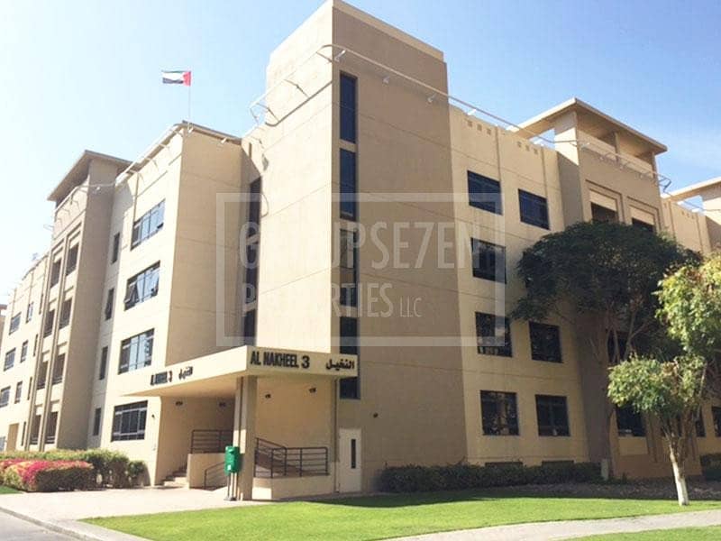 Largest 1 BR Apartment on higher floor in Nakheel 3