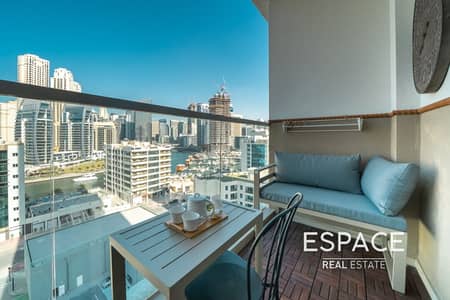 Studio for Rent in Dubai Marina, Dubai - Marina View | Furnished | Vacant Now