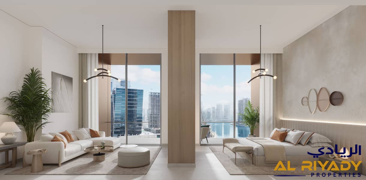 6 One River Point - Penthouse bedroom. jpg