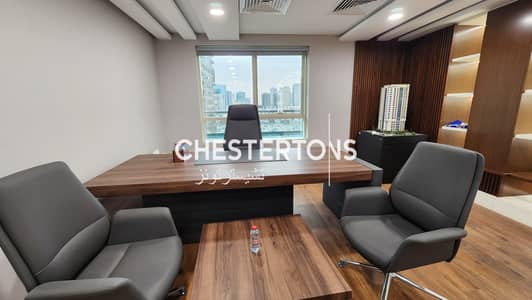 Office for Rent in Al Khan, Sharjah - Fitted office | Ready to move in | Prime location