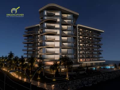 1 Bedroom Apartment for Sale in Al Marjan Island, Ras Al Khaimah - night view from the bridge PS Bayut 8. jpg