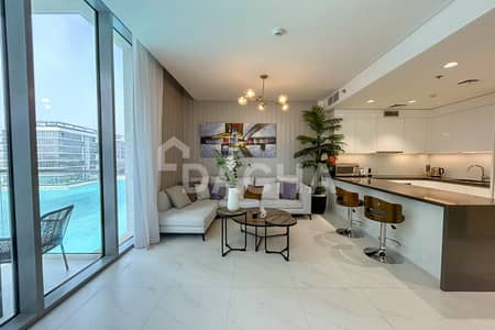 1 Bedroom Flat for Rent in Mohammed Bin Rashid City, Dubai - Crystal Lagoon View | Furnished | Ready to Move