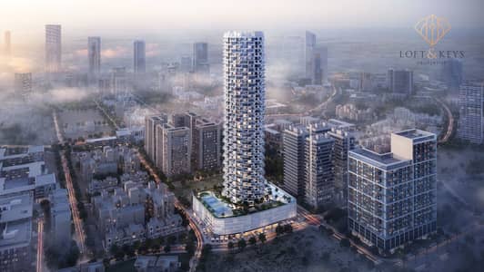 شقة 1 غرفة نوم للبيع في قرية جميرا الدائرية، دبي - Binghatti Grove. png