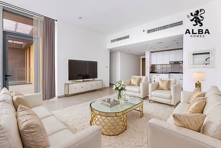 2 Bedroom Apartment for Rent in Dubai South, Dubai - IMG_0848-HDR-Edit - Living Room - Luxury - 30. jpg