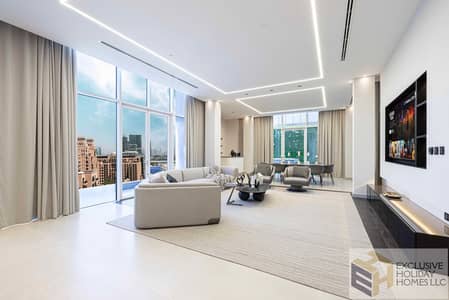4 Bedroom Penthouse for Rent in Palm Jumeirah, Dubai - lounge (5). jpg
