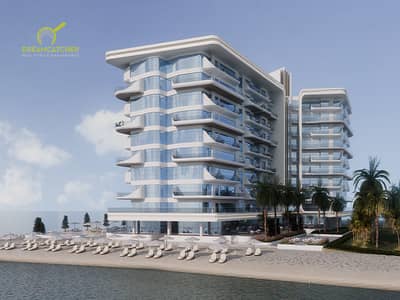2 Cпальни Апартамент Продажа в Аль Марджан Айленд, Рас-эль-Хайма - view from the beach PS Bayut 4. jpg