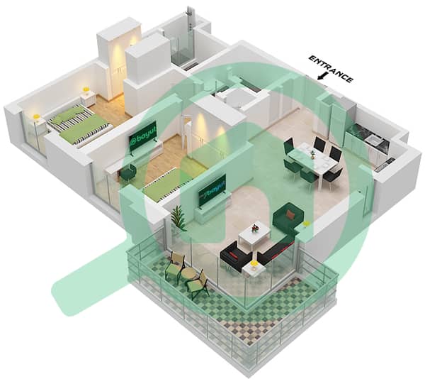 Unit 2 Floor 1-12 Unit 3 Floor 2-12
