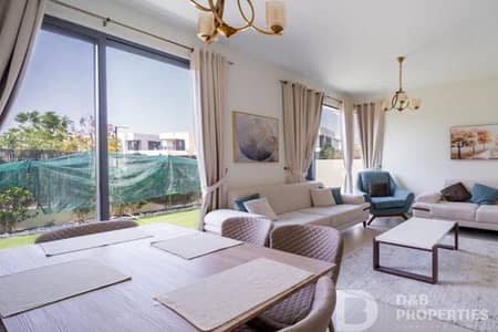 4 Bedroom Townhouse for Rent in Dubai Hills Estate, Dubai - Fully Furnished | Corner Unit | Vacant Now