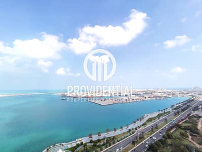 3 Bedroom Apartment for Rent in Corniche Area, Abu Dhabi - Amazing Sea and Community View | 3BR | Family Home