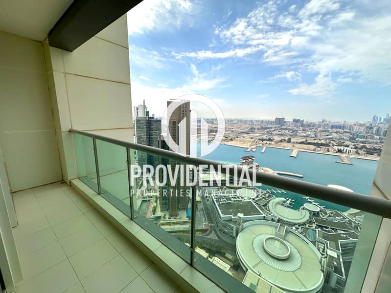 Marina View | High Floor | Vacant | Move In Ready!