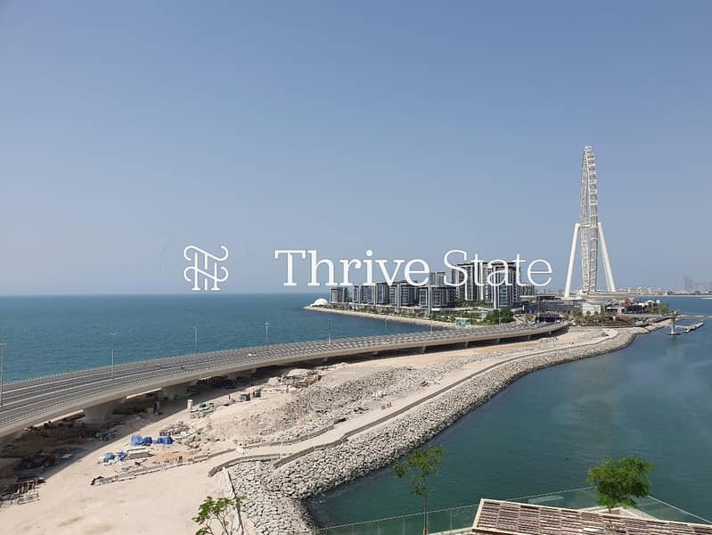 Rented till May | View of Ain Dubai | Unfurnished