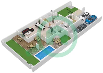 Rivana - 5 Bedroom Townhouse Type CLARA Floor plan